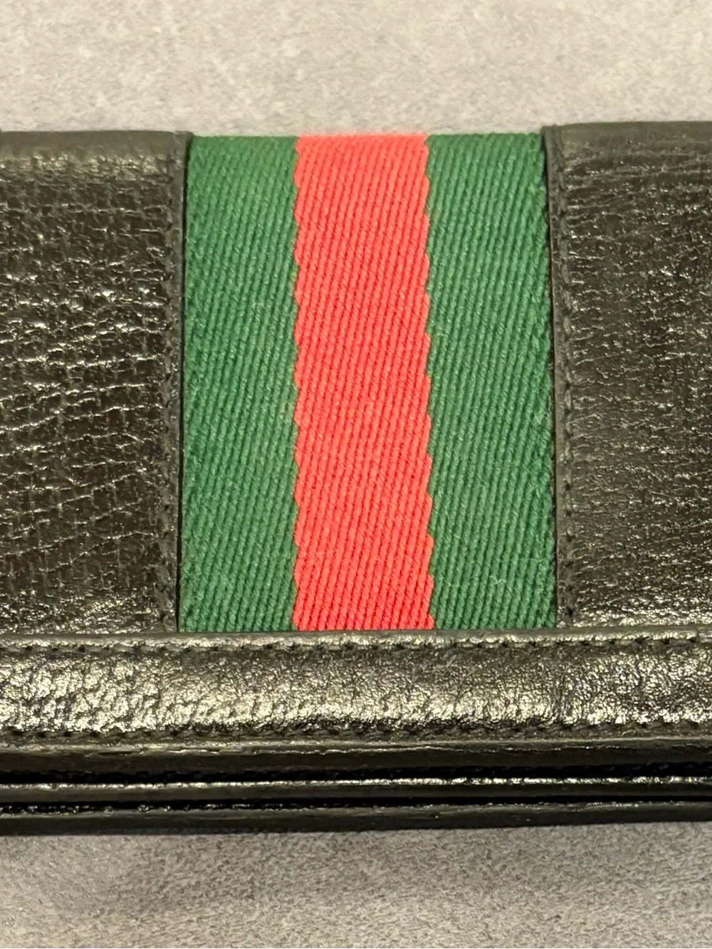 Gucci Black Leather Card Case Wallet